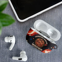 International Bacon Day United By Bacon AirPods Case Retro Bacon Globe and Cool Bacon Mascot Graphic