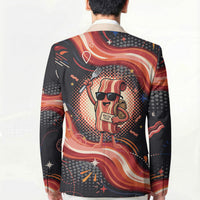 International Bacon Day United By Bacon Blazer Retro Bacon Globe and Cool Bacon Mascot Graphic