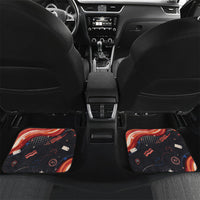 International Bacon Day United By Bacon Car Mats Retro Bacon Globe and Cool Bacon Mascot Graphic