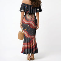 International Bacon Day United By Bacon Mermaid Dress Retro Bacon Globe and Cool Bacon Mascot Graphic