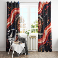 International Bacon Day United By Bacon Window Curtain Retro Bacon Globe and Cool Bacon Mascot Graphic