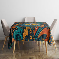 Beer Lovers Cheers To Good Times Tablecloth Urban Graffiti Pattern With Frothy Clinking Mugs Art