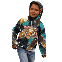 Beer Lovers United Brew Mode On Kid Hoodie Retro Comic Beer Characters Clinking Glasses