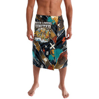 Beer Lovers United Brew Mode On Lavalava Retro Comic Beer Characters Clinking Glasses