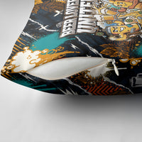 Beer Lovers United Brew Mode On Pillow Cover Retro Comic Beer Characters Clinking Glasses