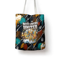 Beer Lovers United Brew Mode On Tote Bag Retro Comic Beer Characters Clinking Glasses