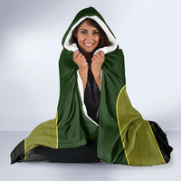 Personalized Brazil Football Hooded Blanket Gothic Skull Skeleton Mascot Flaming Soccer Ball