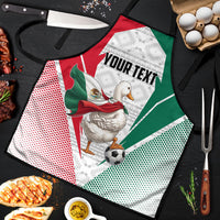 Personalized Mexico Soccer Duck Apron Mexican Flag Cape Soccer Ball