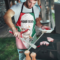 Personalized Mexico Soccer Duck Apron Mexican Flag Cape Soccer Ball