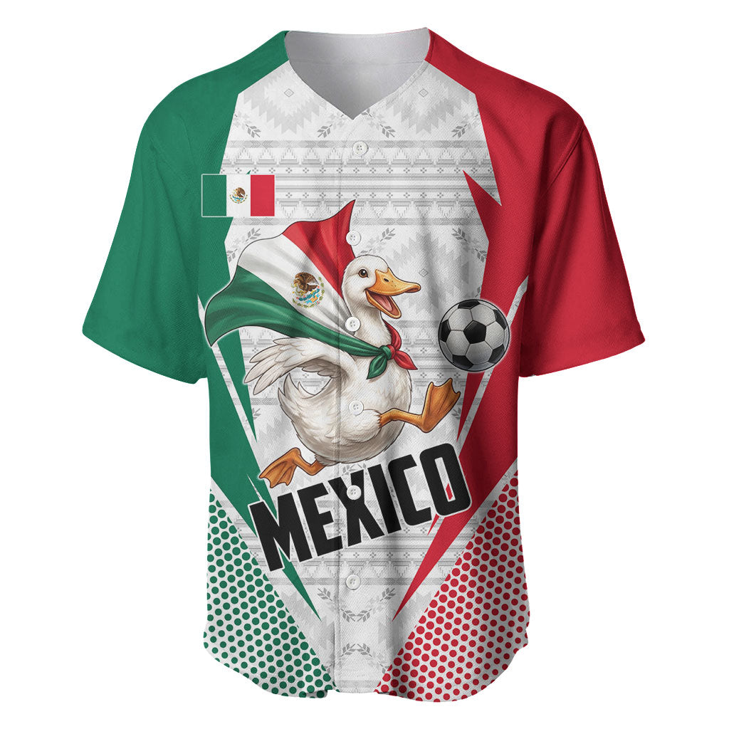 Personalized Mexico Soccer Duck Baseball Jersey Mexican Flag Cape Soccer Ball