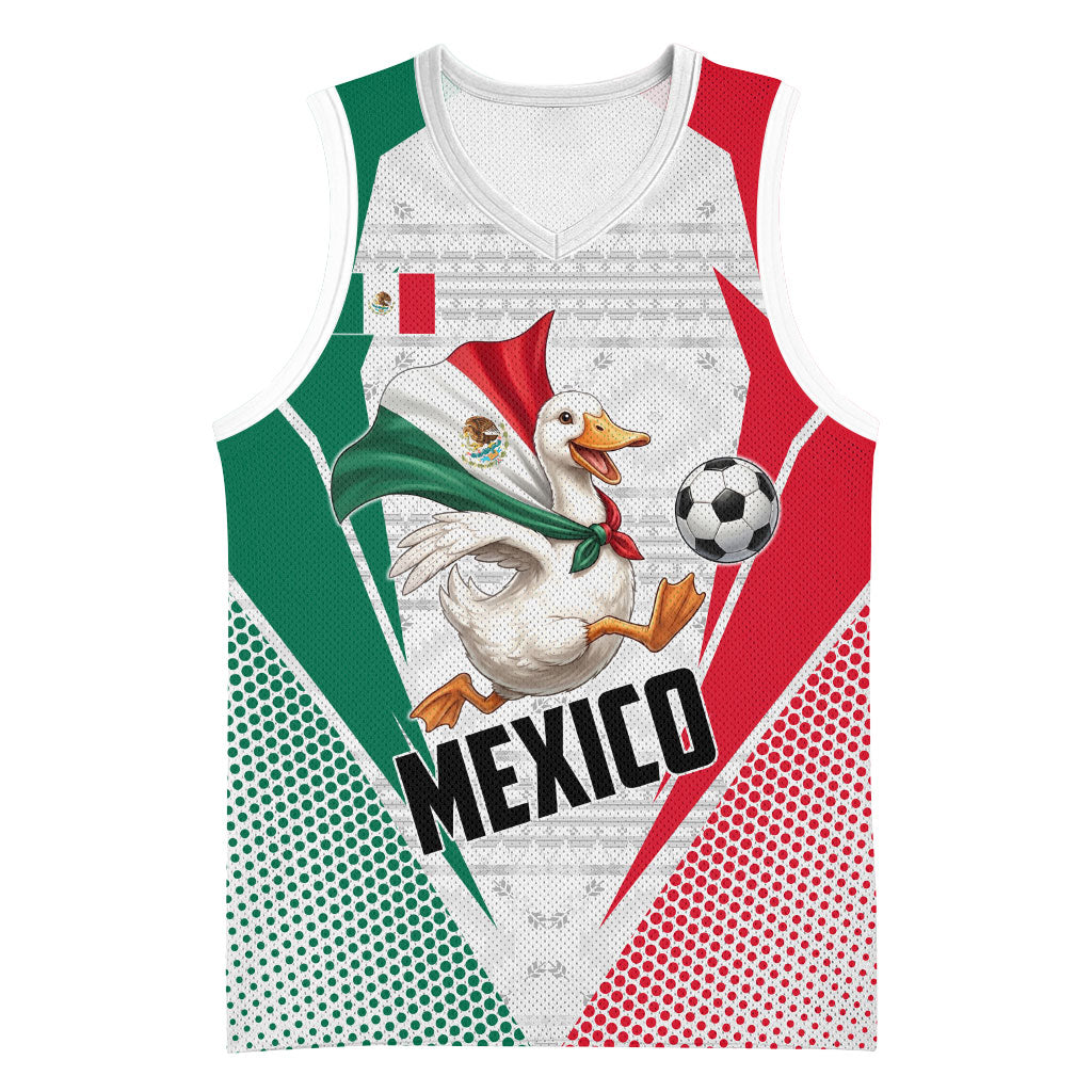 Personalized Mexico Soccer Duck Basketball Jersey Mexican Flag Cape Soccer Ball