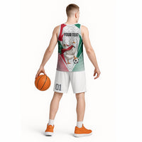 Personalized Mexico Soccer Duck Basketball Jersey Mexican Flag Cape Soccer Ball