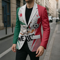 Personalized Mexico Soccer Duck Blazer Mexican Flag Cape Soccer Ball