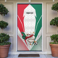 Personalized Mexico Soccer Duck Door Cover Mexican Flag Cape Soccer Ball