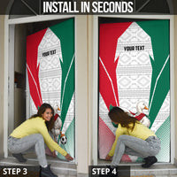 Personalized Mexico Soccer Duck Door Cover Mexican Flag Cape Soccer Ball
