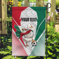 Personalized Mexico Soccer Duck Garden Flag Mexican Flag Cape Soccer Ball