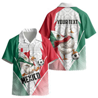 Personalized Mexico Soccer Duck Kid Hawaiian Shirt Mexican Flag Cape Soccer Ball