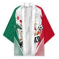Personalized Mexico Soccer Duck Kimono Mexican Flag Cape Soccer Ball