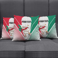 Personalized Mexico Soccer Duck Pillow Cover Mexican Flag Cape Soccer Ball