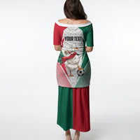 Personalized Mexico Soccer Duck Puletasi Mexican Flag Cape Soccer Ball