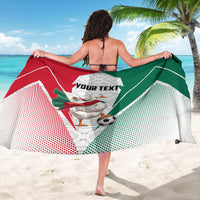 Personalized Mexico Soccer Duck Sarong Mexican Flag Cape Soccer Ball