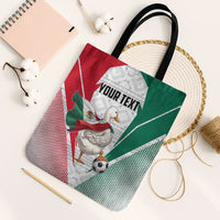 Personalized Mexico Soccer Duck Tote Bag Mexican Flag Cape Soccer Ball