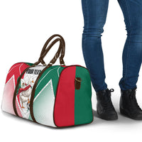 Personalized Mexico Soccer Duck Travel Bag Mexican Flag Cape Soccer Ball
