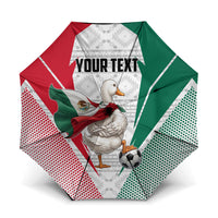 Personalized Mexico Soccer Duck Umbrella Mexican Flag Cape Soccer Ball
