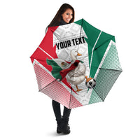 Personalized Mexico Soccer Duck Umbrella Mexican Flag Cape Soccer Ball