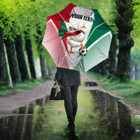 Personalized Mexico Soccer Duck Umbrella Mexican Flag Cape Soccer Ball