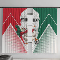 Personalized Mexico Soccer Duck Window Curtain Mexican Flag Cape Soccer Ball