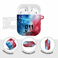 Patriotic 911 Memorial Patriot Day AirPods Case American Flag and Bald Eagle - Wonder Print Shop