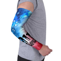 Patriotic 911 Memorial Patriot Day Arm Sleeves American Flag and Bald Eagle - Wonder Print Shop