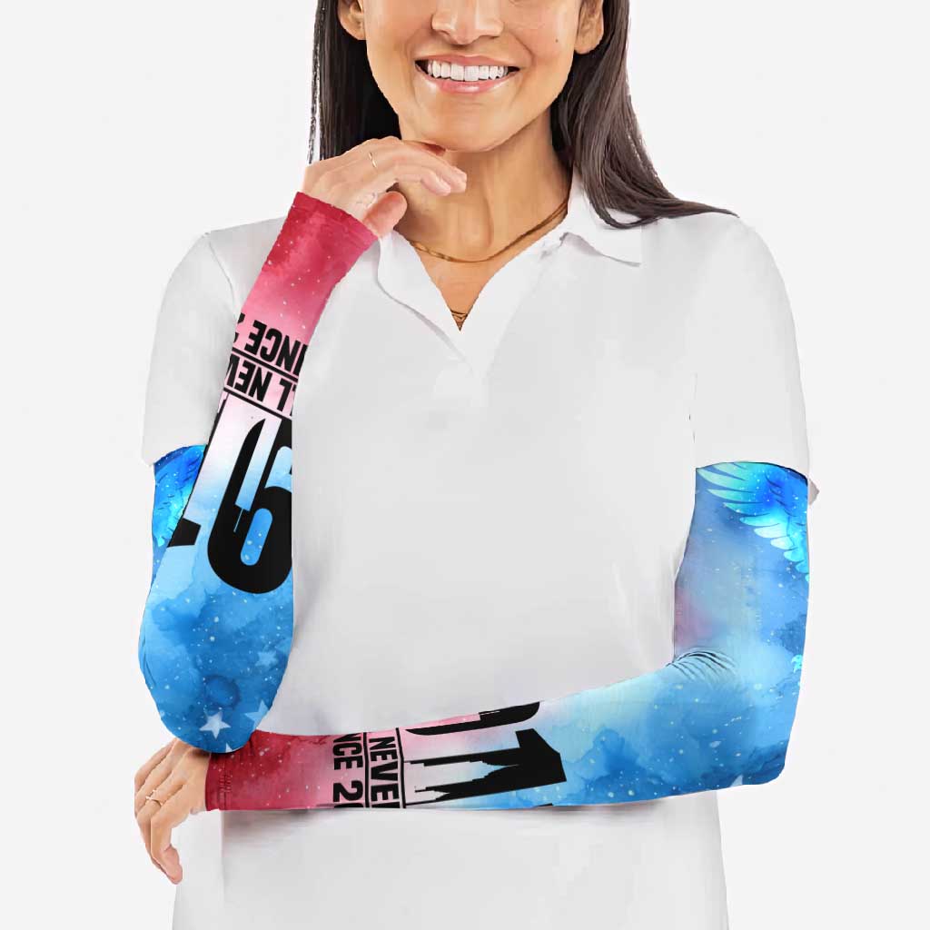 Patriotic 911 Memorial Patriot Day Arm Sleeves American Flag and Bald Eagle - Wonder Print Shop