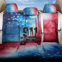 Patriotic 911 Memorial Patriot Day Back Car Seat Cover American Flag and Bald Eagle - Wonder Print Shop