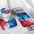 Patriotic 911 Memorial Patriot Day Bathroom Set American Flag and Bald Eagle - Wonder Print Shop
