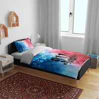 Patriotic 911 Memorial Patriot Day Bedding Set American Flag and Bald Eagle - Wonder Print Shop
