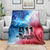 Patriotic 911 Memorial Patriot Day Blanket American Flag and Bald Eagle - Wonder Print Shop