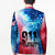 Patriotic 911 Memorial Patriot Day Blazer American Flag and Bald Eagle - Wonder Print Shop