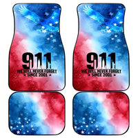 Patriotic 911 Memorial Patriot Day Car Mats American Flag and Bald Eagle - Wonder Print Shop