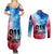 Patriotic 911 Memorial Patriot Day Couples Matching Summer Maxi Dress and Long Sleeve Button Shirt American Flag and Bald Eagle - Wonder Print Shop