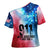Patriotic 911 Memorial Patriot Day Cross Shoulder Shirt American Flag and Bald Eagle - Wonder Print Shop