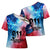 Patriotic 911 Memorial Patriot Day Cross Shoulder Shirt American Flag and Bald Eagle - Wonder Print Shop