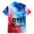 Patriotic 911 Memorial Patriot Day Family Matching Mermaid Dress and Hawaiian Shirt American Flag and Bald Eagle - Wonder Print Shop
