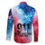 Patriotic 911 Memorial Patriot Day Family Matching Mermaid Dress and Hawaiian Shirt American Flag and Bald Eagle - Wonder Print Shop