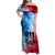 Patriotic 911 Memorial Patriot Day Family Matching Off Shoulder Maxi Dress and Hawaiian Shirt American Flag and Bald Eagle - Wonder Print Shop