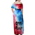 Patriotic 911 Memorial Patriot Day Family Matching Off Shoulder Maxi Dress and Hawaiian Shirt American Flag and Bald Eagle - Wonder Print Shop