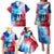 Patriotic 911 Memorial Patriot Day Family Matching Puletasi and Hawaiian Shirt American Flag and Bald Eagle - Wonder Print Shop