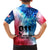 Patriotic 911 Memorial Patriot Day Family Matching Short Sleeve Bodycon Dress and Hawaiian Shirt American Flag and Bald Eagle - Wonder Print Shop