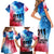 Patriotic 911 Memorial Patriot Day Family Matching Short Sleeve Bodycon Dress and Hawaiian Shirt American Flag and Bald Eagle - Wonder Print Shop